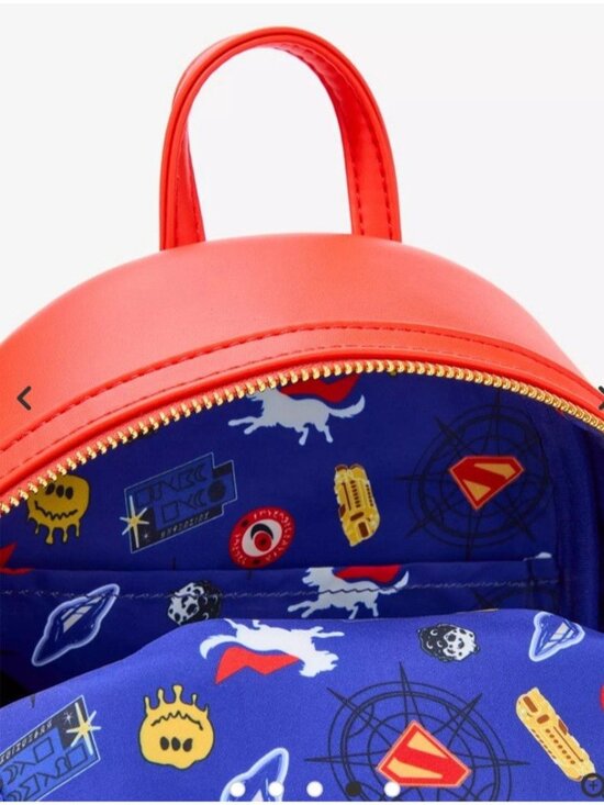 Loungefly DC Comic Supergirl Krypto Figural Mini Backpack White Dog Faux Fur NWT main image 7